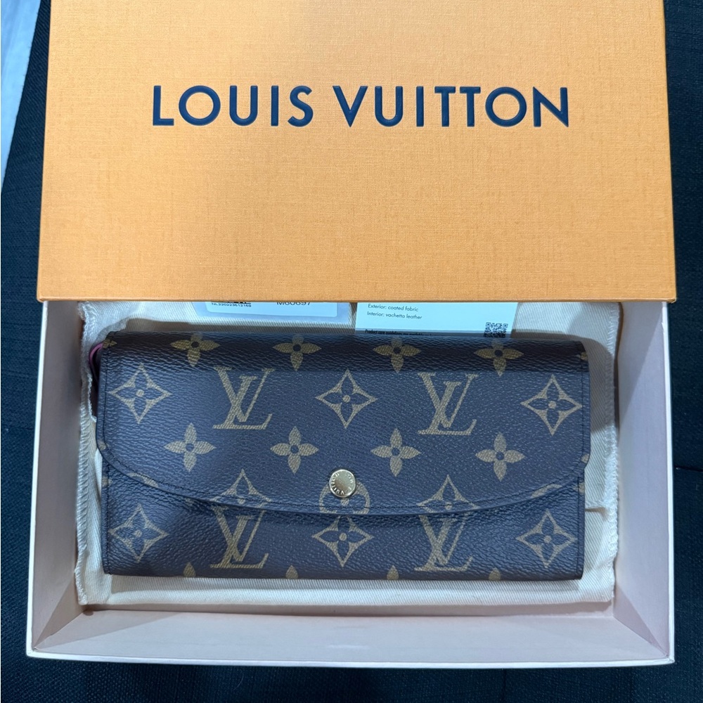 Louis Vuitton Monogram Continental Wallet - Dark Brown & Gold